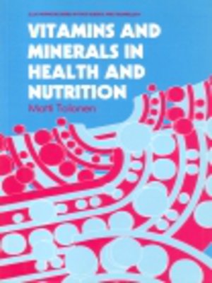 cover image of Vitamins and Minerals in Health and Nutrition